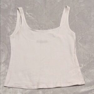 Brandy Melville White Sleeveless Women's Top